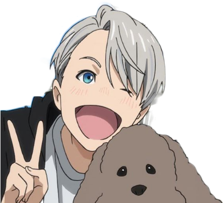 26 Images About Yuri On Ice On We Heart It - Yuri On Ice Selfie (500x500), Png Download