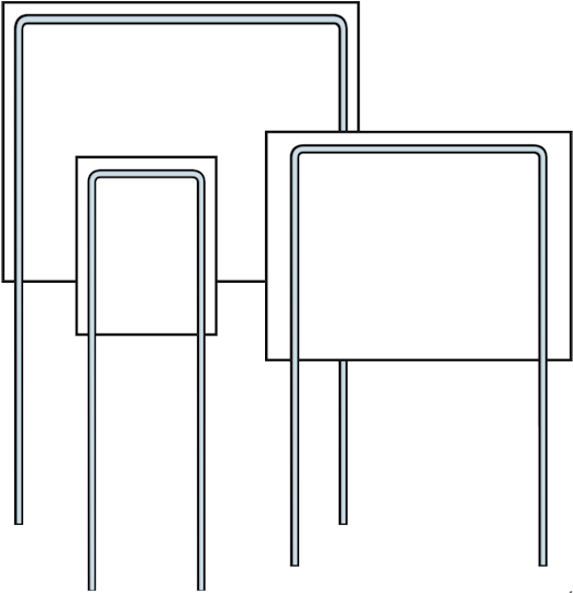 Image Of Fold-over Poster Wire Frames By Designery - Colorfulness (540x558), Png Download