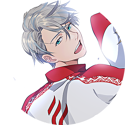 ⋆「matching Icons De Viktor Nikiforov Y Christophe Giacometti - Yuri On Ice Matching Icons (410x410), Png Download