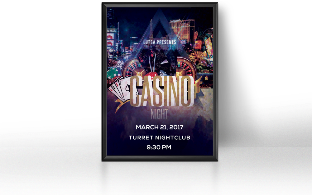 Poster Frame Mockup - Pingoworld City Skylines Streets Of Las Vegas Photographic (1000x667), Png Download