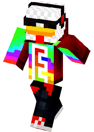 My Hippy Chicken Skin - Tavuk Skini Minecraft (317x453), Png Download