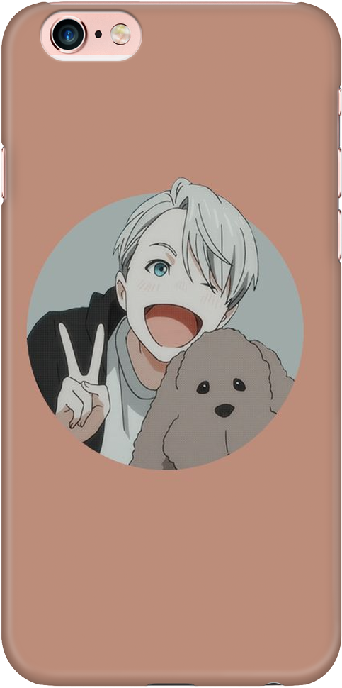 Victor Makkachin Iphone Cases Free Shipping Worldwide - Yuri On Ice Viktor Makkachin (1024x1024), Png Download