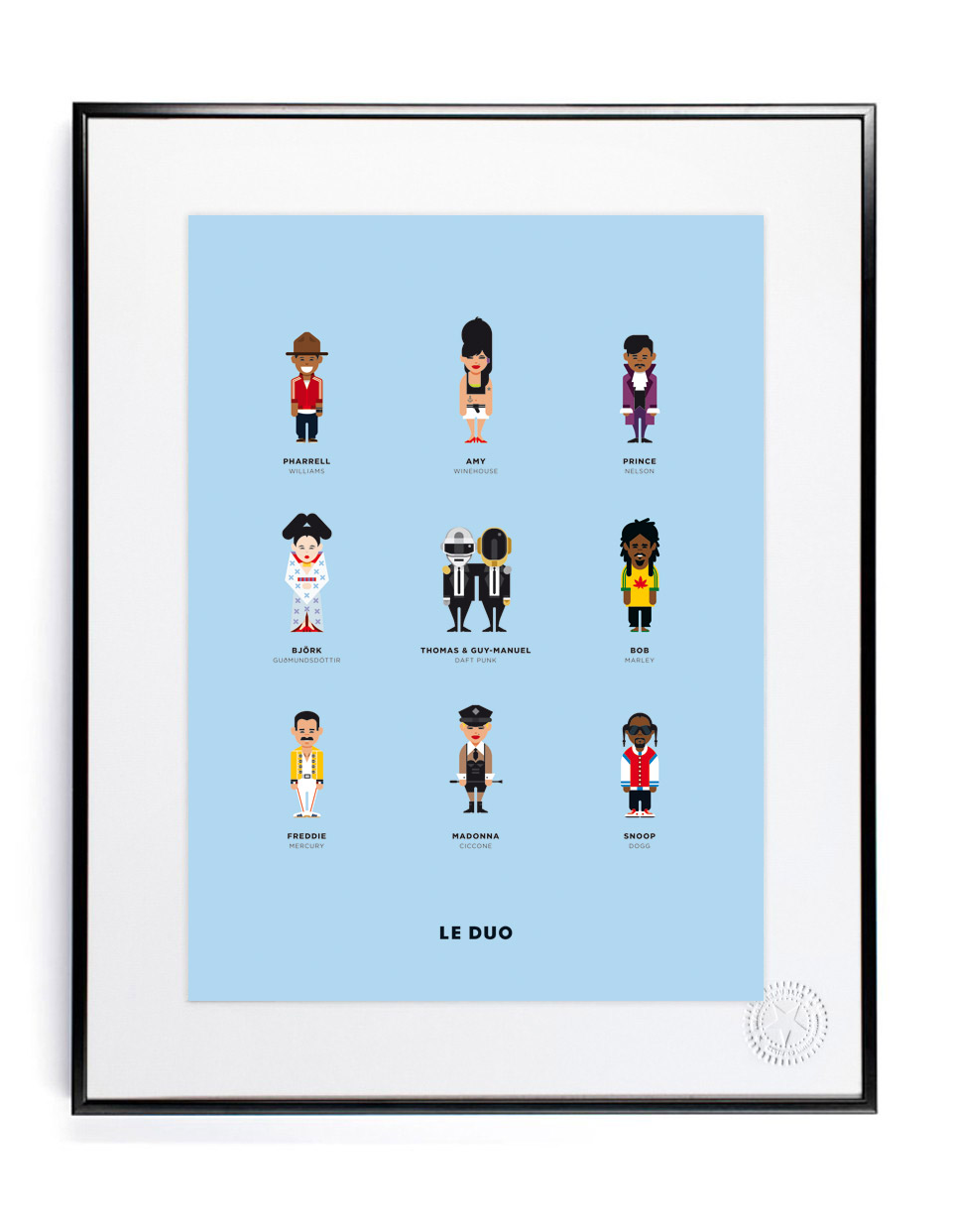 Image - Postcard Pack Le Duo Celebrites (1241x1241), Png Download