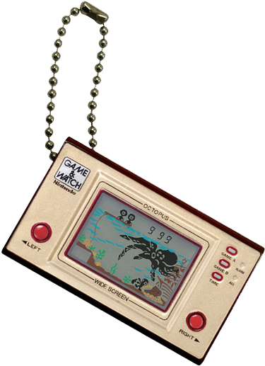 Nintendo Handheld Game - Nintendo Game Watch Keychain (430x580), Png Download