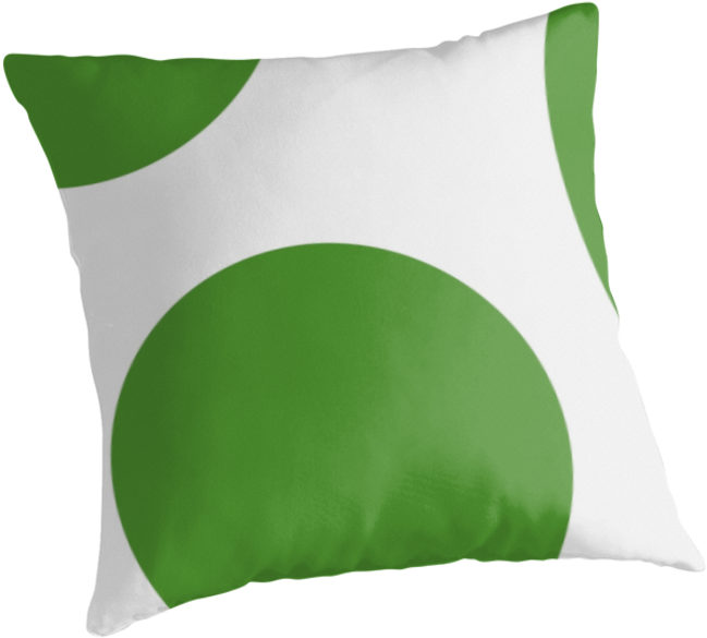 "yoshi Egg" Throw Pillows By Lyricallyinclin - Throw Pillow (875x875), Png Download