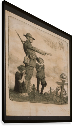 Vintage America Owes France Vintage Poster Canvas Print - Amerika Schuldet Frankreich Die Unveränderlichste Grußkarte (293x511), Png Download