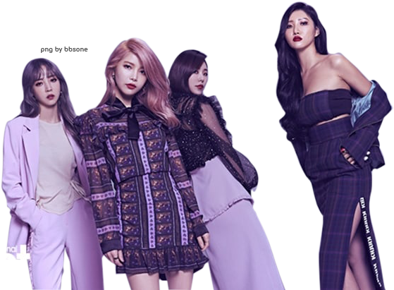 #mamamoo Purple #mamamoo #mamamoo 2017 #kpop Mamamoo - Picture Editor (640x449), Png Download