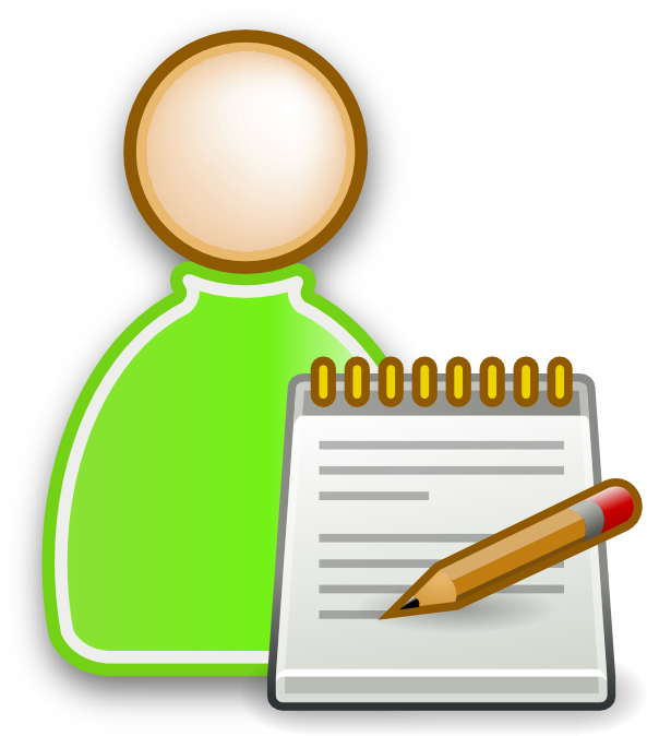 Edit Employee Icon - Notepad Clipart (720x720), Png Download