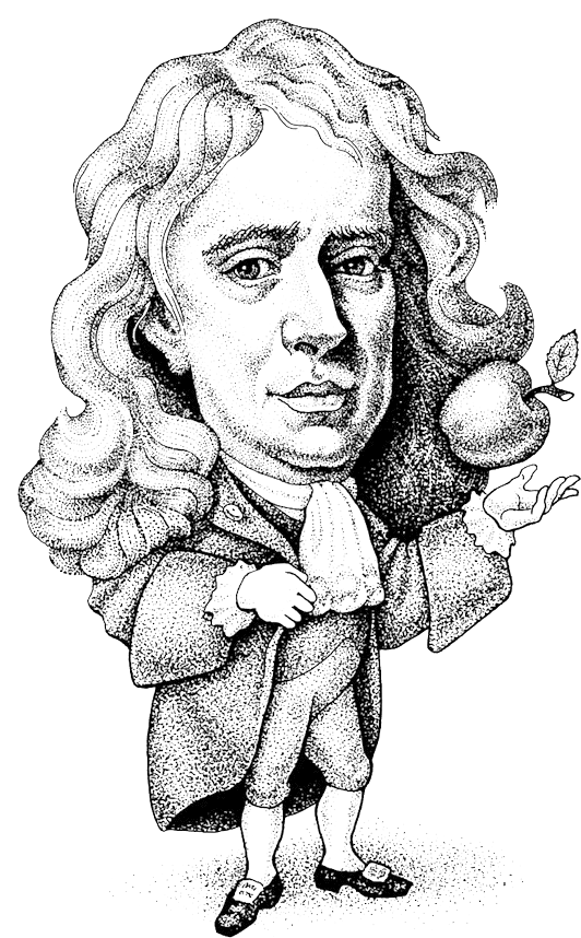 Hasil Gambar Untuk Kisah Inspirasi Isaac Newton - Isaac Newton (548x880), Png Download
