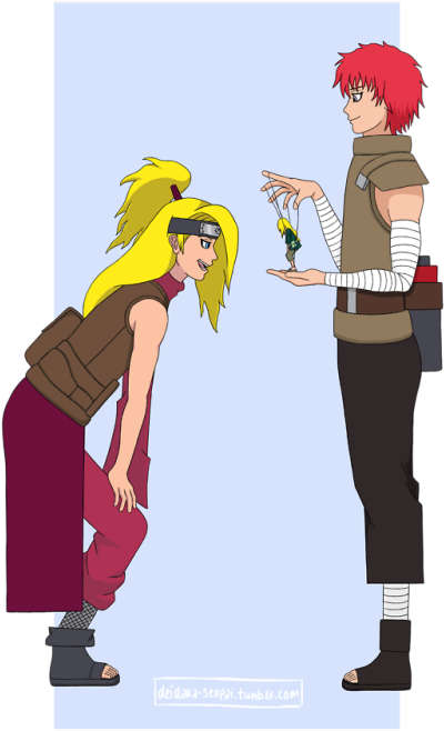 “happy Birthday, Brat - Deidara (500x750), Png Download