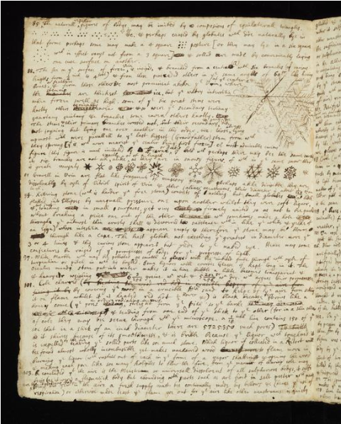 I First Saw These Wonderful Snowflake Drawings By Isaac - Lalla Essaydi (533x793), Png Download