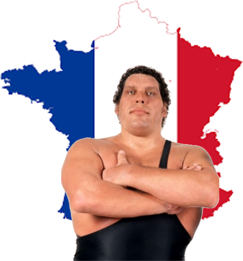 Post A Pic Of Your Favorite Wwf Superstar And A Picture - André The Giant French (541x529), Png Download