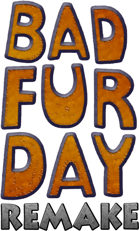 In With A News Update - Conker's Bad Fur Day Logo (500x800), Png Download