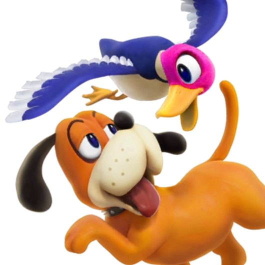 Photo - Duck Hunt Duo Amiibo (super Smash Bros) (530x530), Png Download