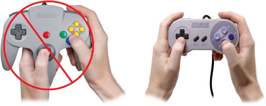 The Bad, And The Good - Snes Controller (560x250), Png Download