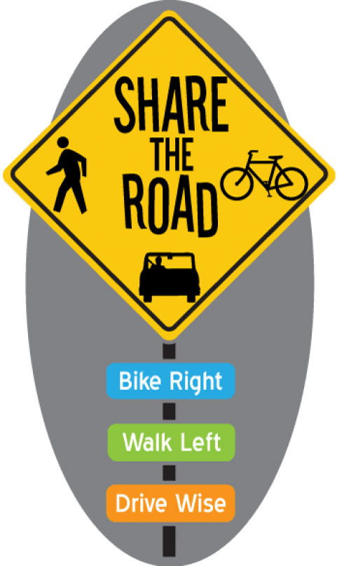 Whether You Are Driving Your Car, Riding Your Bike, - Accuform (bicycle / Pedestrian) Detour (arrow) (frk333hp) (348x585), Png Download