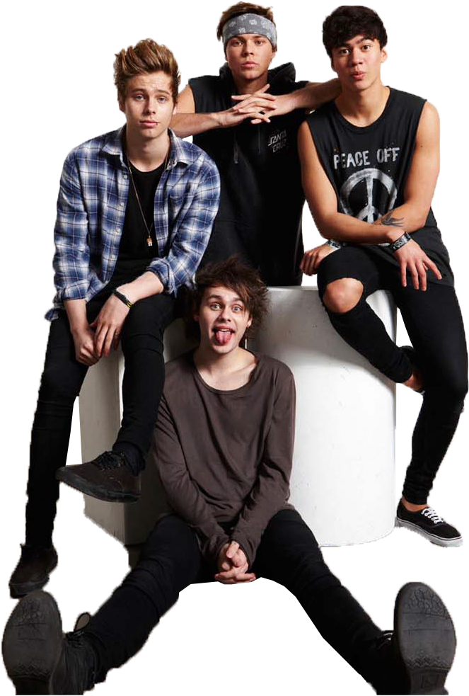 Free Michael Clifford Png - Rolling Stone One Direction Cover (725x1090), Png Download