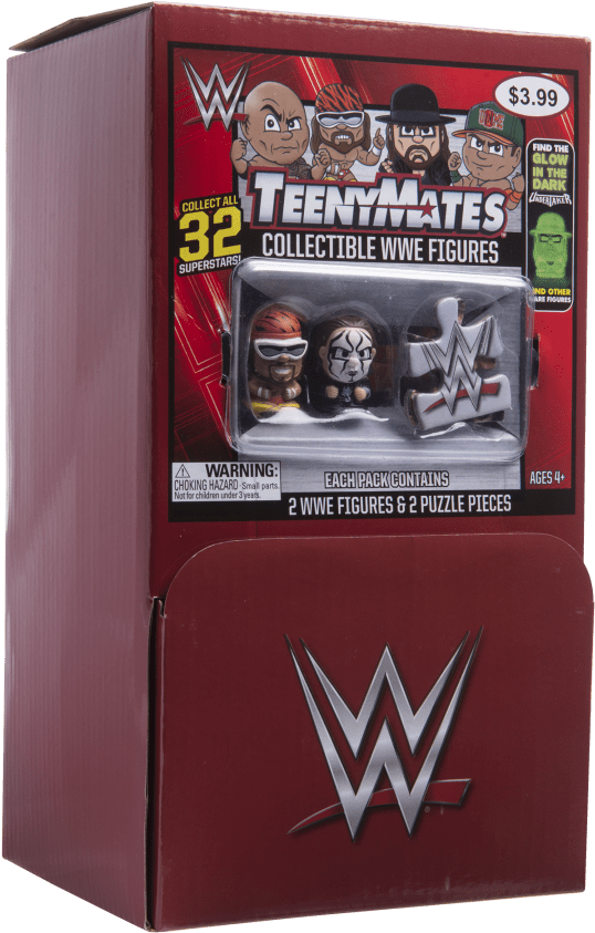 Too Late It's Over - Wwe Teenymates Mini Figure Mystery Box Wwe Wrestling (900x900), Png Download
