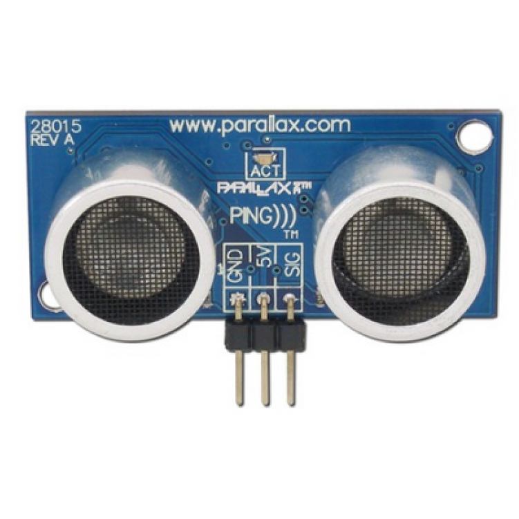 Boe Bot Ultrasonic Sensor (1000x750), Png Download