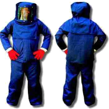Flash-suit - High Voltage Arc Flash Suit (351x352), Png Download