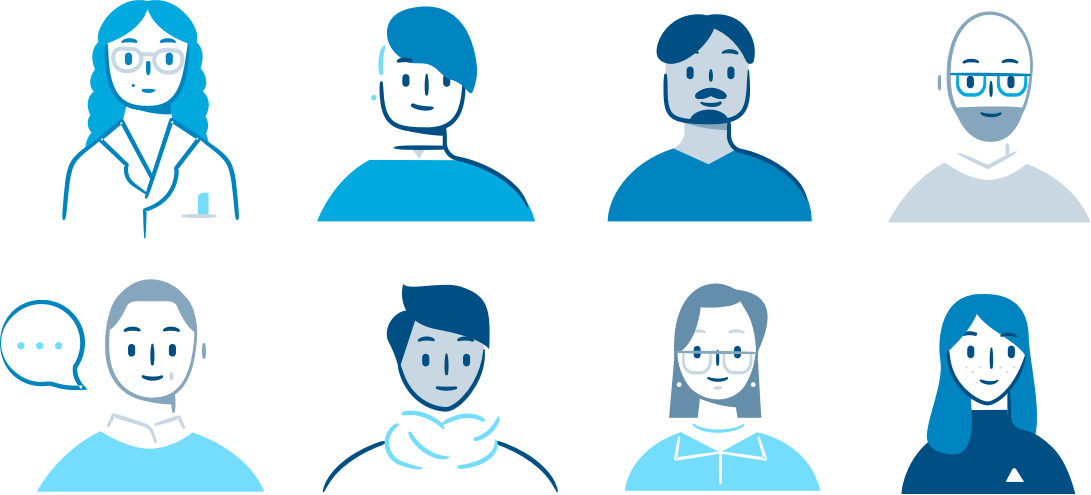 Inclusiveness In Illustration - People Illustration (1091x495), Png Download