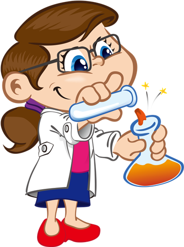 Rebecca Joy - Quimica Caricatura (500x500), Png Download