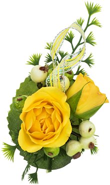Sun-kissed Boutonniere Boutonniere - Texas (368x460), Png Download