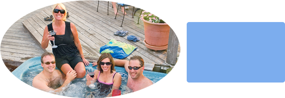 People Having Fun In Hot Tubs - Relaxation (950x350), Png Download