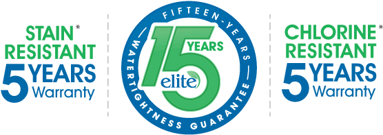 Elbtal Elite 15 Year Warranties From The Pool People, - The Pool People Ltd (600x225), Png Download