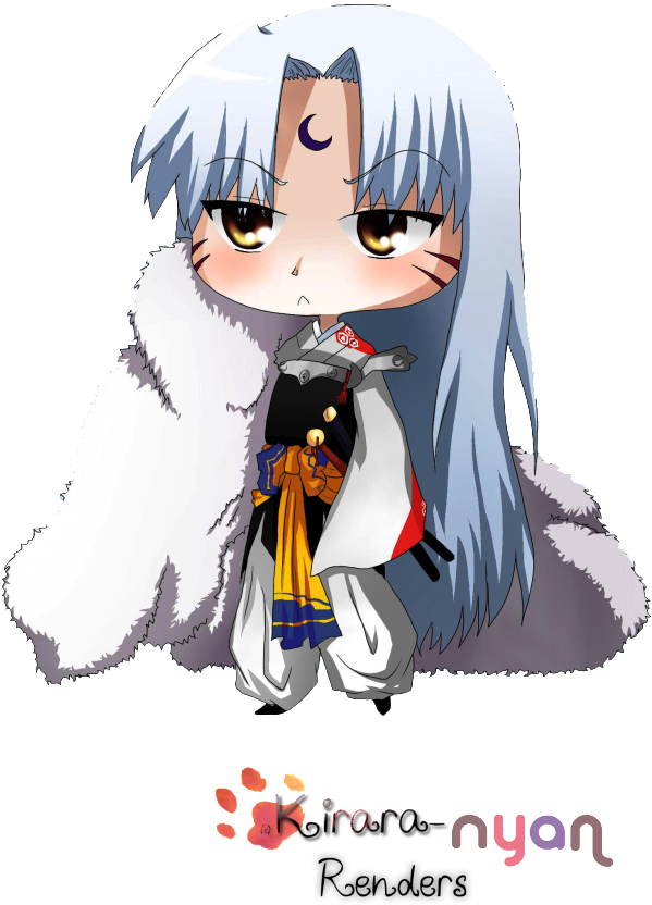 Render Photo Sesshychibi - Sesshomaru Chibi (598x1023), Png Download