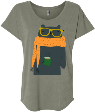 Women's Christmas Caroling Cats Dolman Sleeve - I'm The Type Of Woman Level Ladies Triblend Dolman (390x390), Png Download