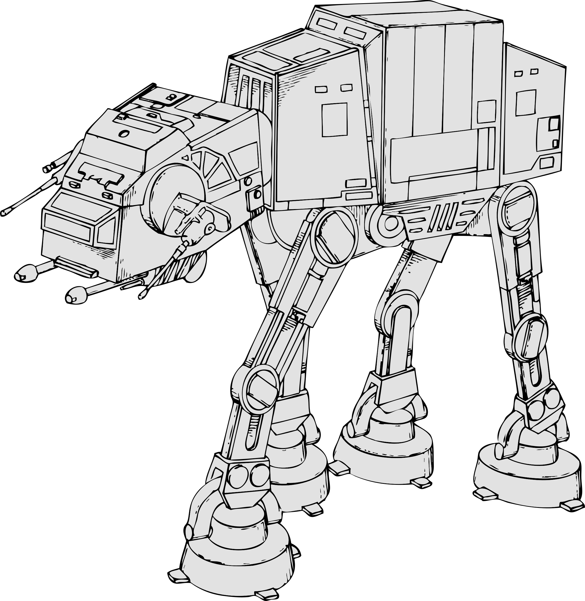 This Free Icons Png Design Of At-at (2334x2400), Png Download
