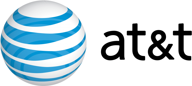 Free Png At And T Logo Png Images Transparent - At&t Logo Png White (850x421), Png Download