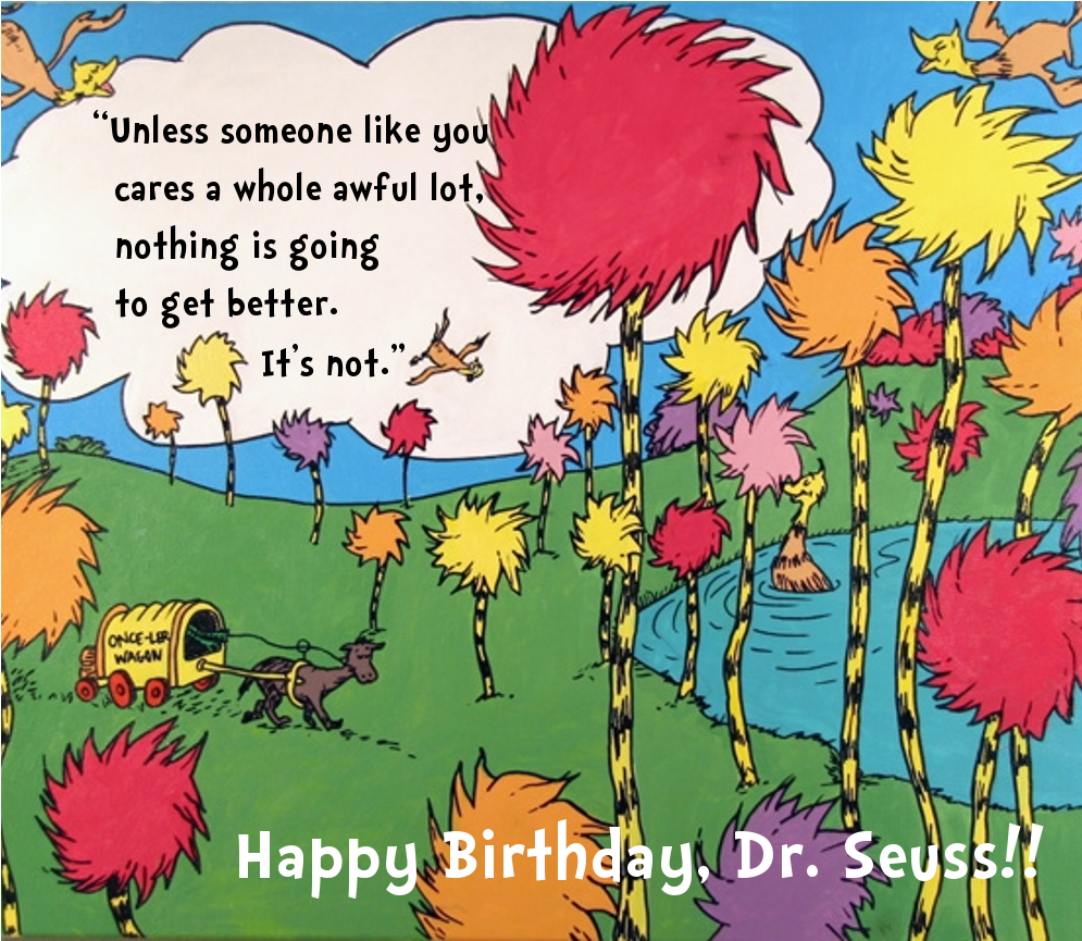 Lorax Lessonsone Of My All-time Favorite Seuss Stories, - Person's A Person No Matter How Small Dr Seuss (994x1078), Png Download