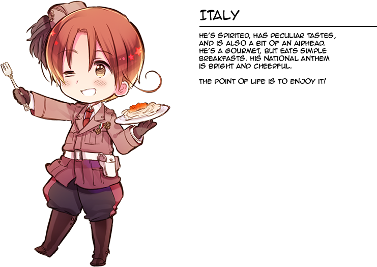 Hetalia World☆stars Character Profiles - Hetalia World Stars Italy (779x550), Png Download