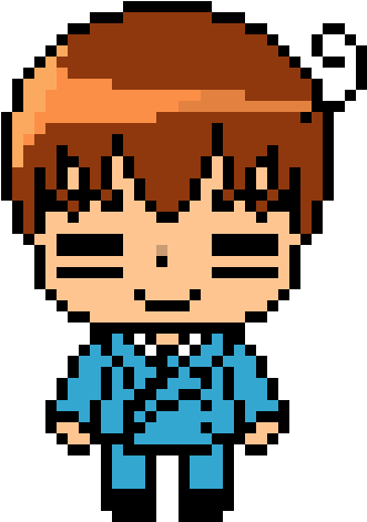 Italy [hetalia] - Pixel Art (390x480), Png Download