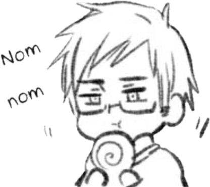 Image Image Image Image - Aph Sweden Eating A Cinnamon Roll (500x398), Png Download