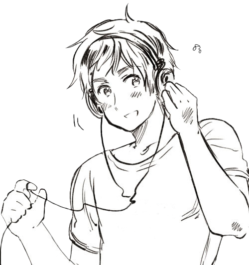 Enjoy Some Funny Texts From The Hetalia Characters, - Hetalia Black And White Png (500x532), Png Download