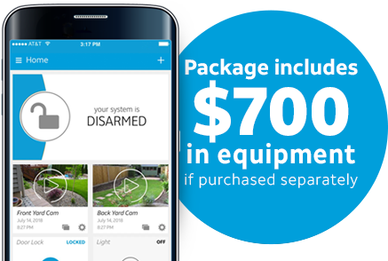 At&t Digital Life Smart Security Package Equipment - At&t Digital Life (514x301), Png Download