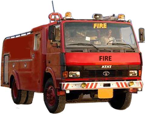 Fire Brigade Truck Png Image Transparent - Type Of Fire Tender (500x380), Png Download