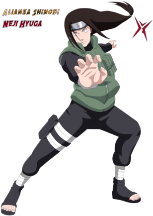 Neji Hyuga (324x500), Png Download
