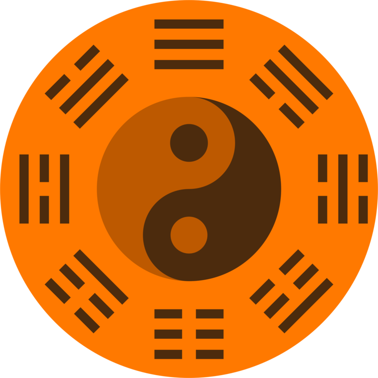 I Ching Yin And Yang Neji Hyuga Bagua Tesla Motors - 8 Trigrammes (750x750), Png Download