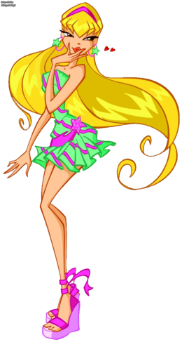 Winx Clipart - Stella Winx 3 Season (260x487), Png Download