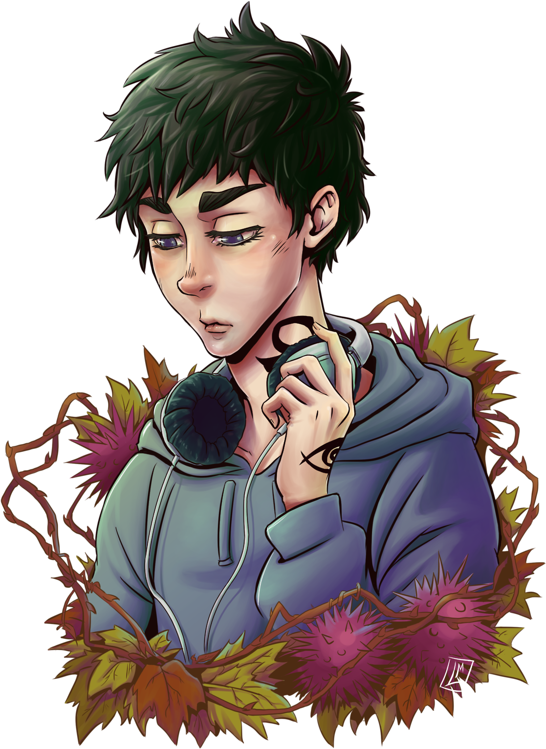 I Finally Found Time To Finish The Colouring For This - Tiberius Blackthorn Fan Art (1280x1811), Png Download