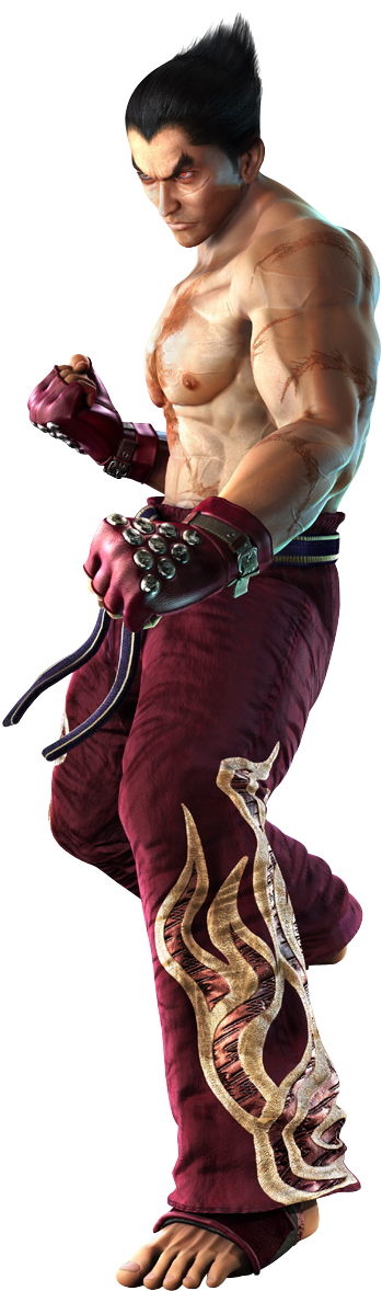 7388 Render Render K - Kazuya Mishima Png (402x1200), Png Download