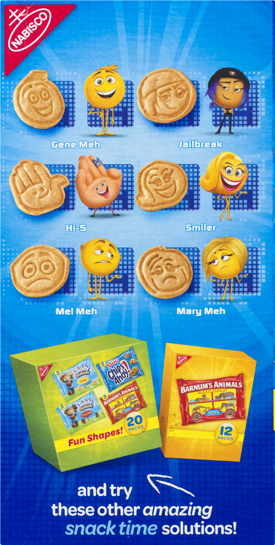Honey Maid The Emoji Movie Graham Snacks, - Nabisco Teddy Grahams Snacks, Honey - 12 Count, 12 (1800x1800), Png Download