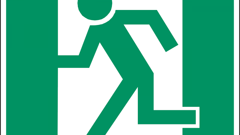 Oh The Places You'll Go - Symbole D'évacuation Au Sol Photoluminescent (768x432), Png Download