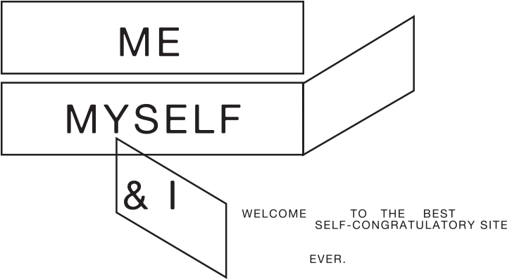 Me Myself And I Png (1004x410), Png Download