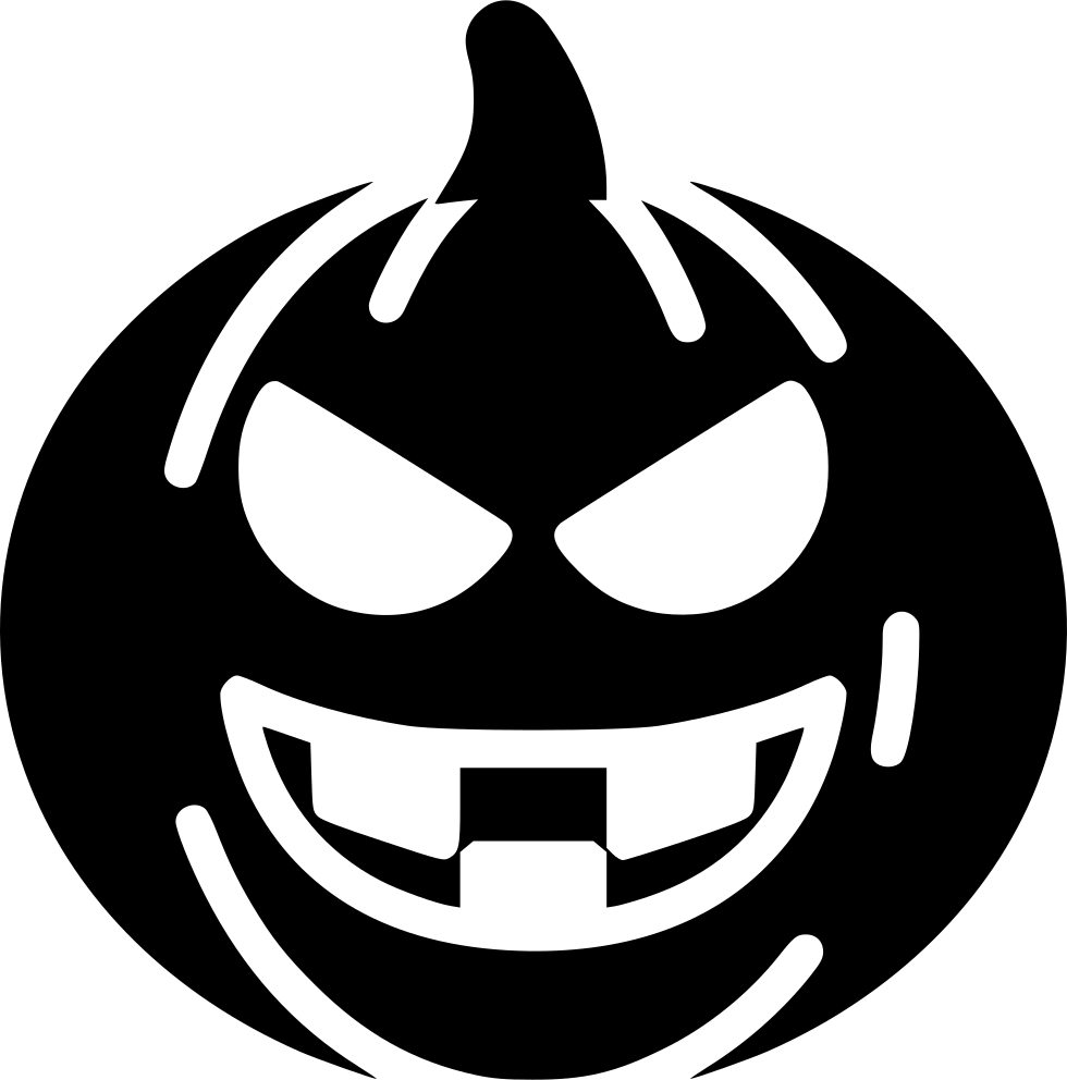 Evil Pumpkin - - Icon (980x992), Png Download