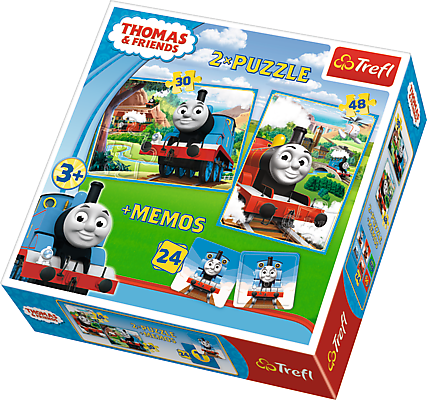 Thomas And Friends - Thomas And Friends Puzzle Trefl (427x400), Png Download